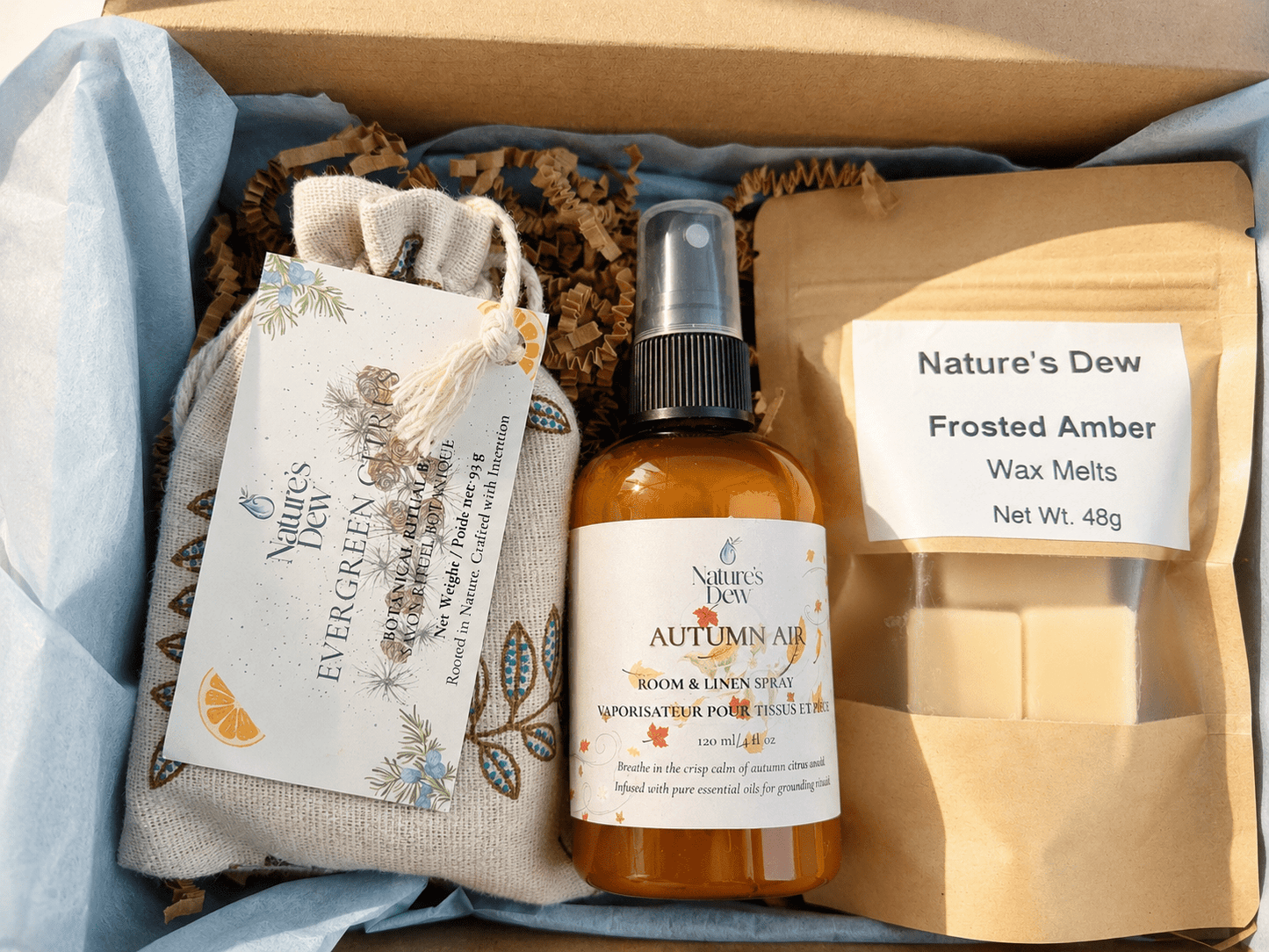 Archive Ritual Set - Nature's Dew Candle & Skincare