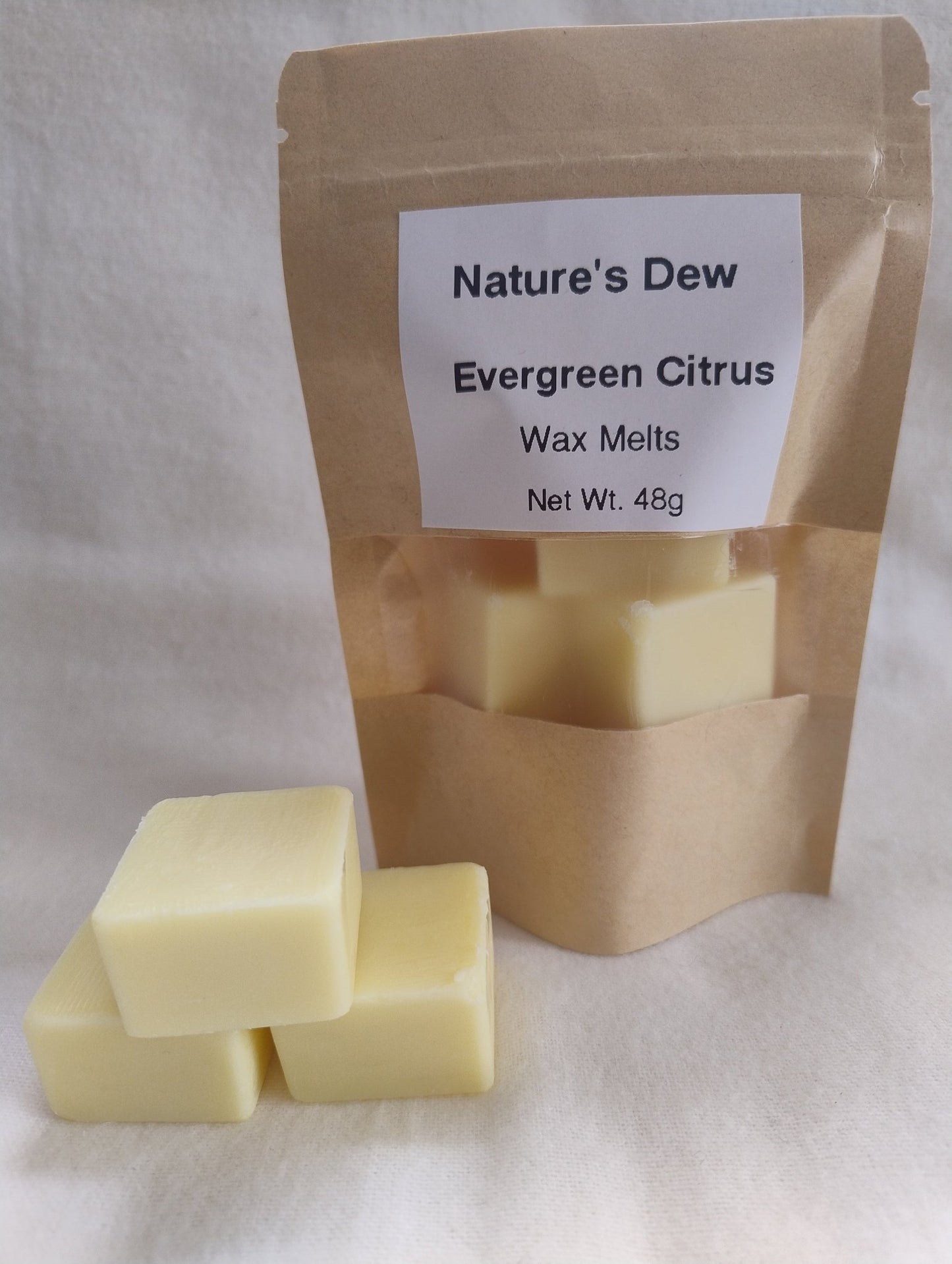 Evergreen Citrus Wax Melts – 48 g - Nature's Dew Candle & Skincare