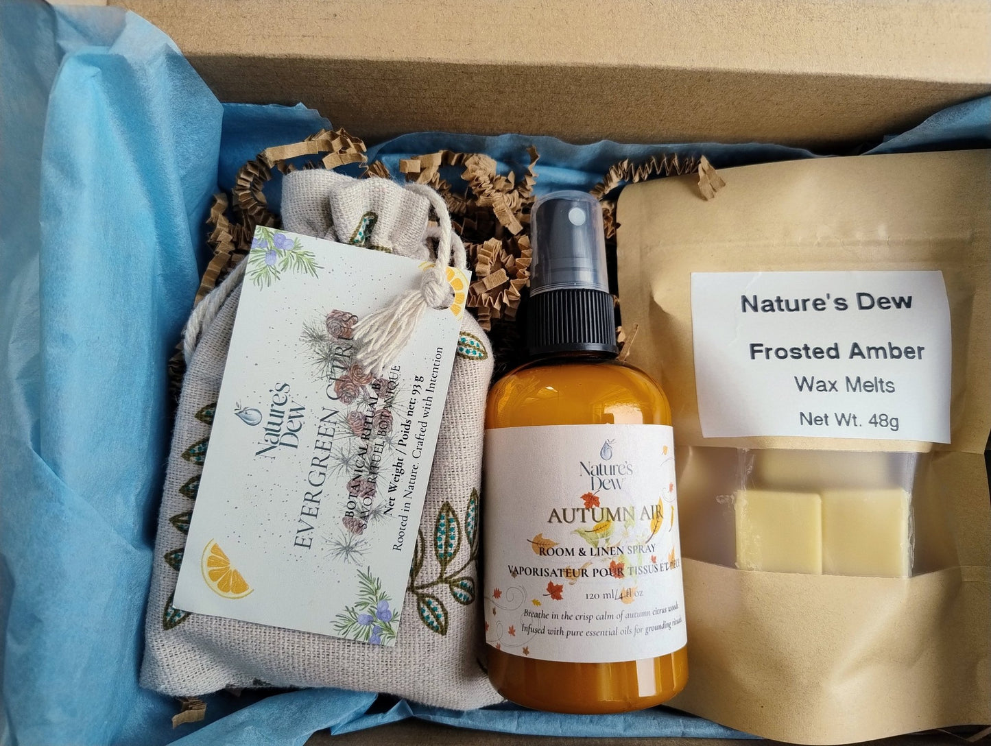 Seasonal Ritual Set (Limited Release) - Nature's Dew Candle & Skincare