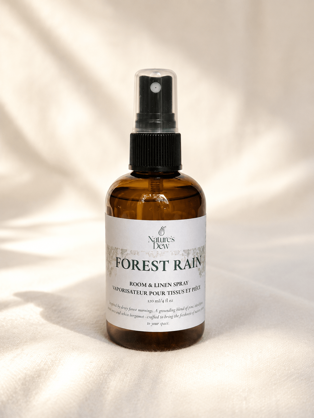 Forest Rain Room & Linen Spray | Daily Reset Ritual - Nature's Dew Candle & Skincare
