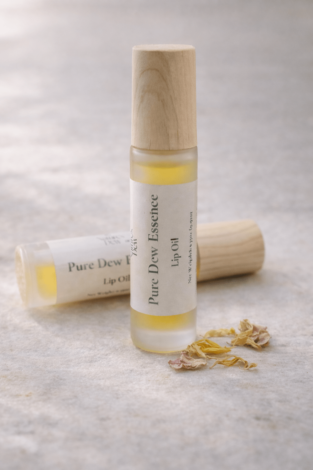 Pure Dew Essence Lip Oil - 10 ml - Nature's Dew Candle & Skincare