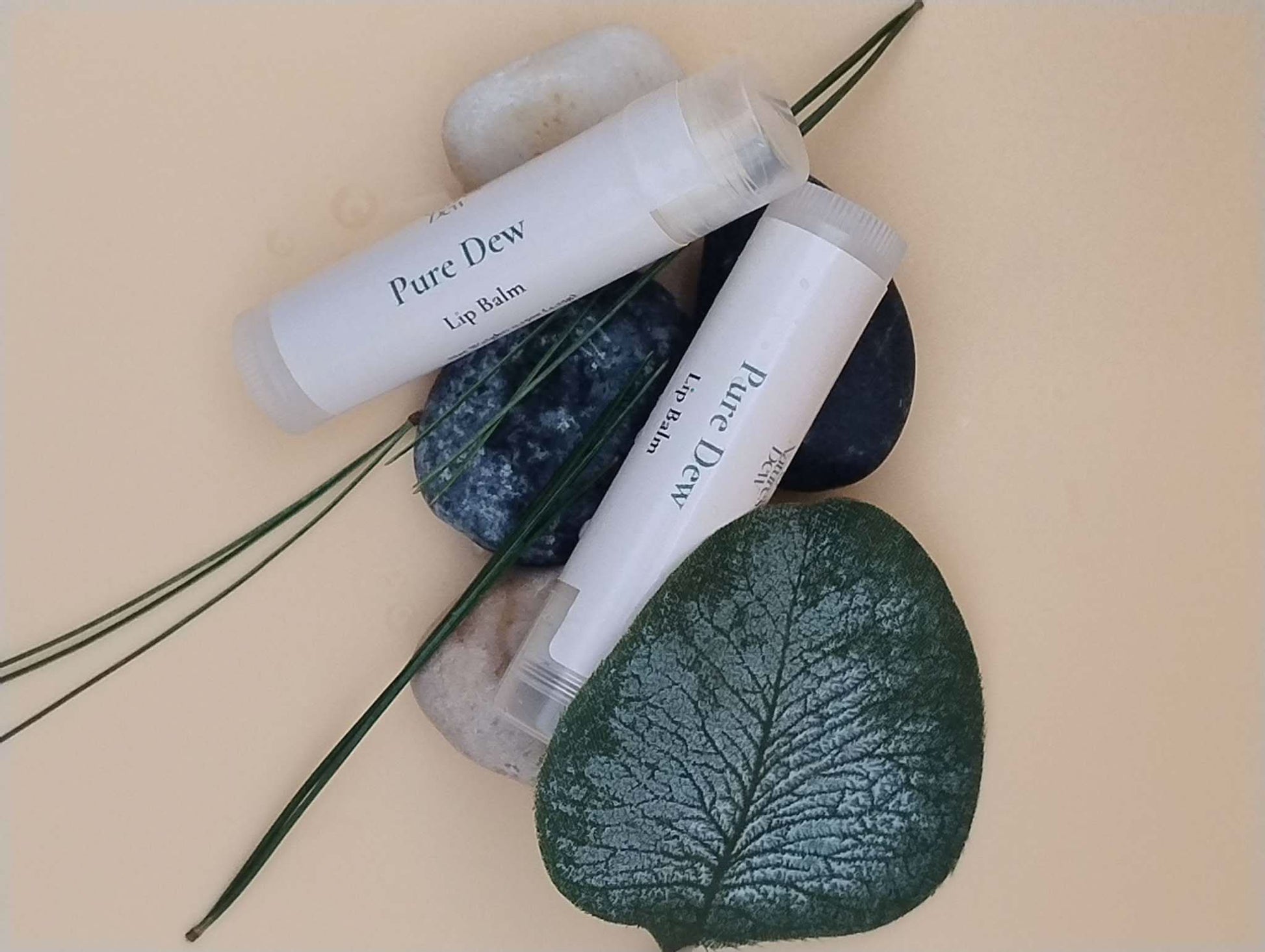 Pure Dew Lip Balm - Fragrance - Free · Sensitive - Skin Safe - Nature's Dew Candle & Skincare