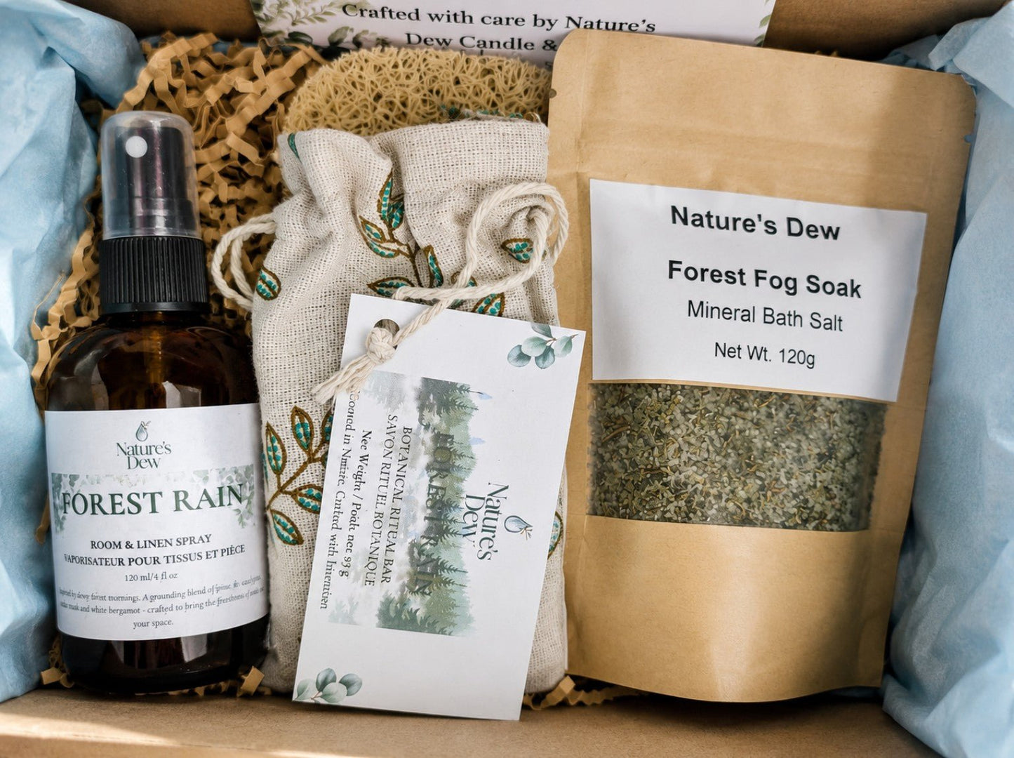 Signature Ritual Box - Nature's Dew Candle & Skincare