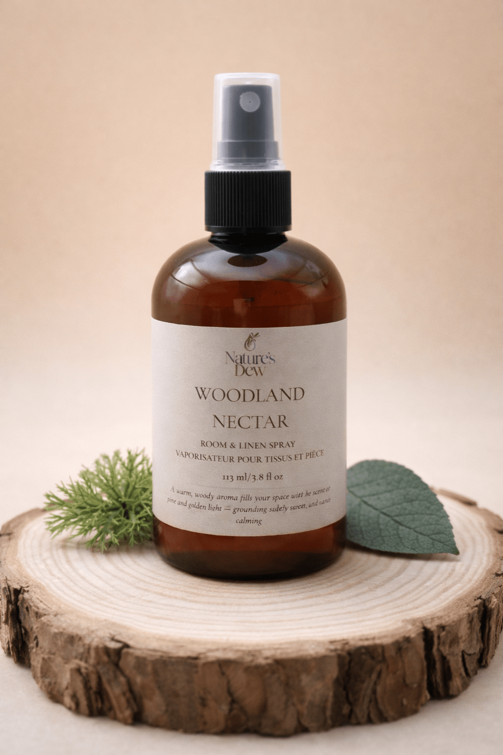 Woodland Nectar Room & Linen Spray - 120ml - Nature's Dew Candle & Skincare