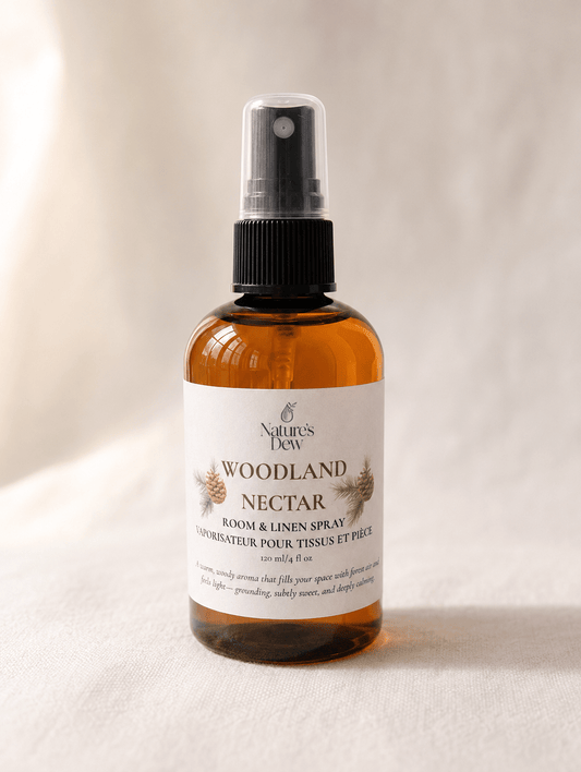 Woodland Nectar Room & Linen Spray - Nature's Dew Candle & Skincare